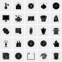 25 iconos de negocios universales vector ilustración de icono creativo para usar en proyectos relacionados con la web y dispositivos móviles