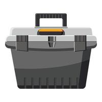 icono de caja de herramientas, estilo de dibujos animados vector