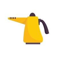 Furniture steam cleaner icon flat isolated vector