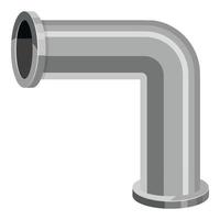 Pipeline piece icon, cartoon style vector