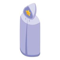 Cloak icon isometric vector. Hero cape vector