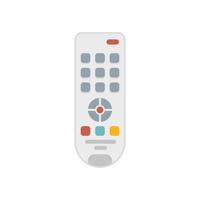 Hand remote control icon flat isolated vector