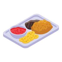 Nicaragua food icon isometric vector. Travel plant vector