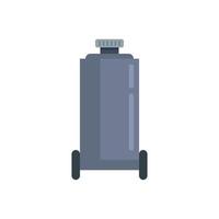 Unit air compressor icon flat isolated vector