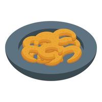 Potato food icon isometric vector. Austrian cuisine vector