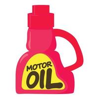 Motor oil icon, cartoon style vector