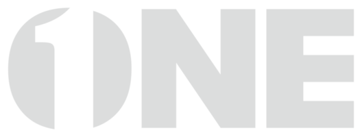 'ONE' Expression Lettering Illustration for Logo, Art Illustration, Pictogram, Apps, Website or Graphic Design Element. Format PNG