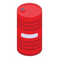 Antifreeze barrel icon isometric vector. Car engine vector