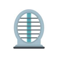Bug zapper icon flat isolated vector
