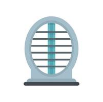 Bug zapper icon flat isolated vector