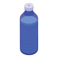 Mineral water bottle icon isometric vector. Delivery cooler vector