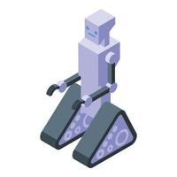 Cart robotics icon isometric vector. Smart tech vector