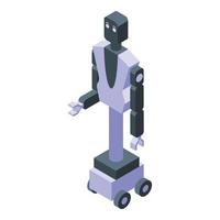 Robotics space icon isometric vector. Smart tech vector