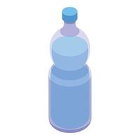 Aqua bottle icon isometric vector. Water delivery vector