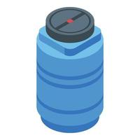 Water pot icon isometric vector. Delivery dispenser vector