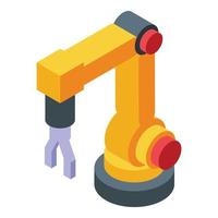 Robot hand icon isometric vector. Tech smart vector