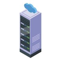 Cloud server icon isometric vector. Online money vector