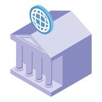 Online banking icon isometric vector. Business money vector