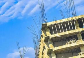 Huge gigantic construction stop building ruin in Puerto Escondido Mexico. photo