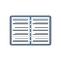Syllabus plan icon flat isolated vector