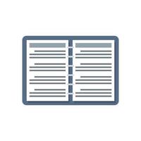 Syllabus plan icon flat isolated vector