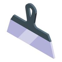 Putty knife icon isometric vector. House repair vector