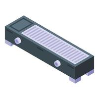 Climate convector icon isometric vector. Room energy vector