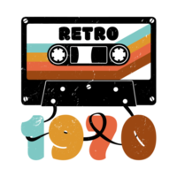 Retro-Bandkassette von 1970 png