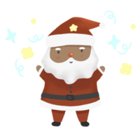 gelukkig de kerstman claus illustratie png