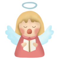 ilustração de anjo rosa png