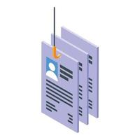 Data phishing icon isometric vector. Security software vector