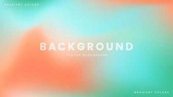 Background Abstract Beach Style with Green Orange Pastel Color vector