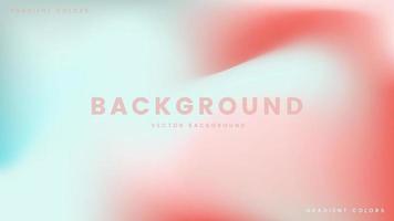 Background Abstract Pastel Tosca Red Pink Color Gradient vector