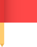 ilustración del icono de la bandera roja. banderas rojas con pentagramas amarillos. png