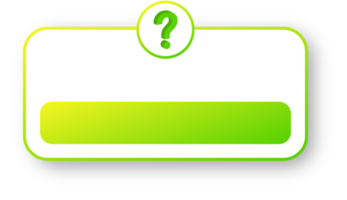 Social media question box. Ask me a question user interface design. png