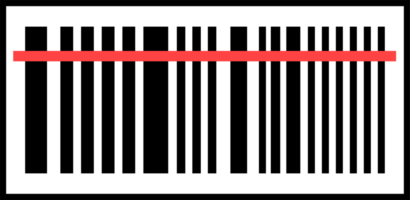 Vorlage für Produkt-Barcodes. Barcode-Etiketten. Aufkleber mit Codestreifen. png