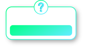 Social media question box. Ask me a question user interface design. png