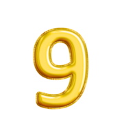 Number 9 Nine Isolated Balloon Text Effect. You can use this asset for content like as Birthday, Party, Anniversary, Education, Carnival, Celebrate, Wedding, Valentine, Christmas, Happy New Year etc. png