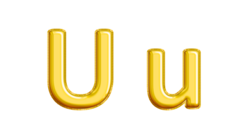 Uu Isolated Balloon Text Effect. You can use this asset for content like as Birthday, Party, Anniversary, Education, Carnival, Celebrate, Wedding, Valentine, Christmas, Happy New Year etc. png