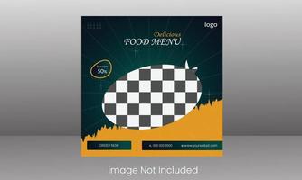 Food design flyer vector