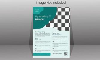 Medical Flyer Design vector