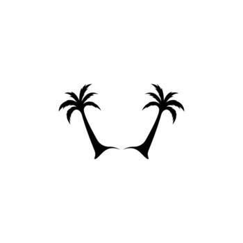 arbol de coco Vectores