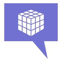 rubik cube vector element