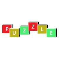 puzzle vector icon