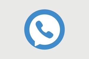 Telephone button accept call icon vector design