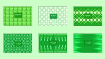 Green Design Presentation Template Seamless Pattern Background for Powerpoint, Brochure, Web, Company Profile, Brand, Banner vector