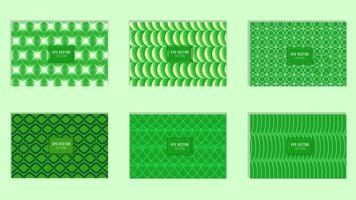 Green Design Presentation Template Seamless Pattern Background for Powerpoint, Brochure, Web, Company Profile, Brand, Banner vector