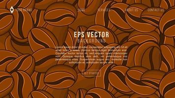 Brown Coffee Web Design Abstract Background Lemonade EPS 10 Vector For Website, Landing Page, Home Page, Web Page, Web Template