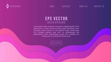 Purple Gradient Papercut Web Design Abstract Background EPS 10 Vector For Website, Landing Page, Home Page, Web Page