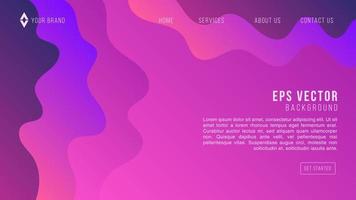 diseño web de corte de papel degradado púrpura fondo abstracto eps 10 vector para sitio web, página de inicio, página de inicio, página web